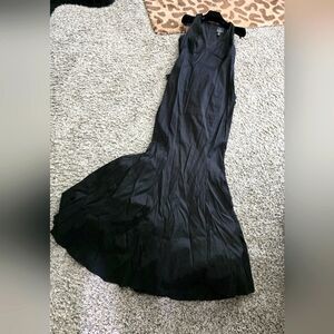 Adrianna Papell Black Maxi Halter Dress - sz 4